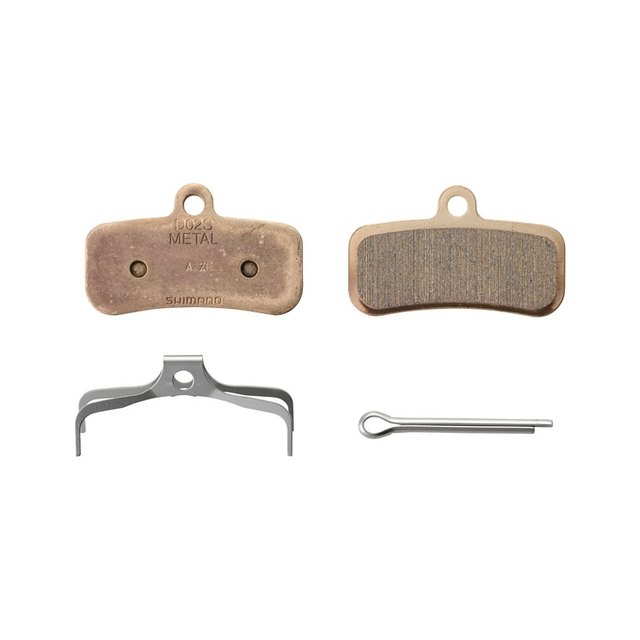 Shimano BP-D02S-MX Metal Disc Brake Pad without Fin product image.