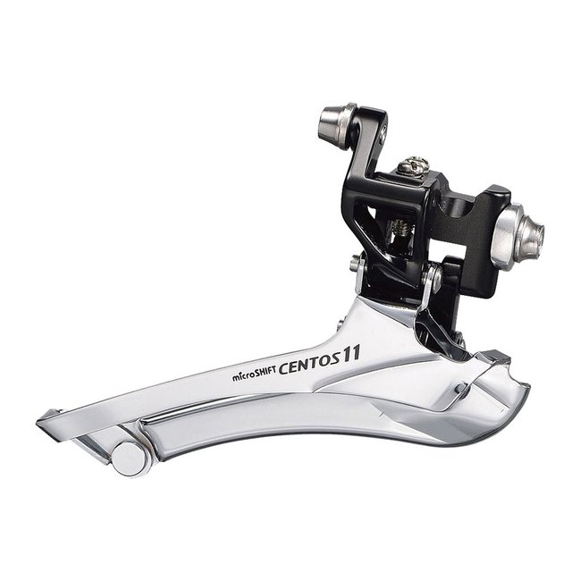 microSHIFT microSHIFT Centos 2x11 Band-Clamp Front Derailleur. Manufacturer reference photo; color and size may vary.