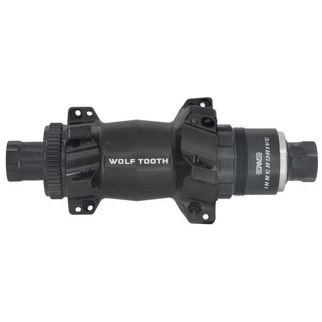 Wolf Tooth Components Road / Gravel Rear Hub - Straight Pull Centerlock. Manufacturer reference photo; color and size may vary.