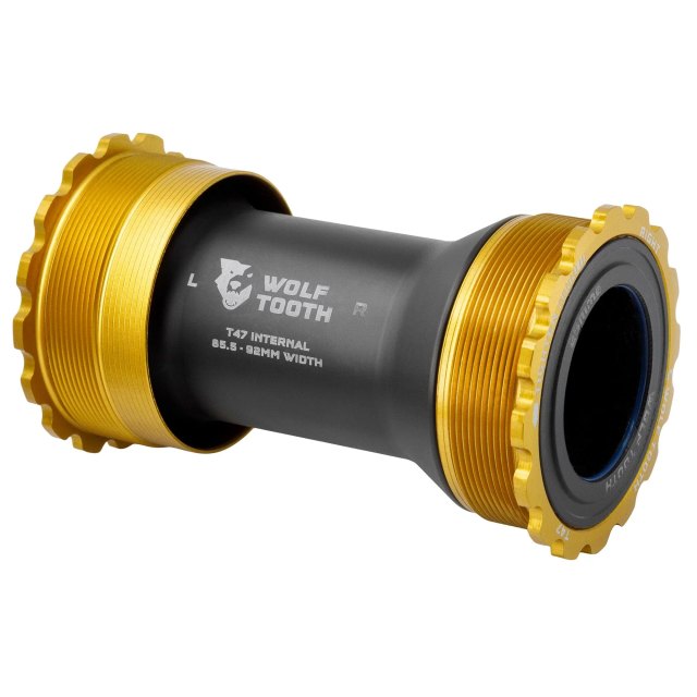 Wolf Tooth Components T47 Internal Bottom Bracket. Manufacturer reference photo; color and size may vary.
