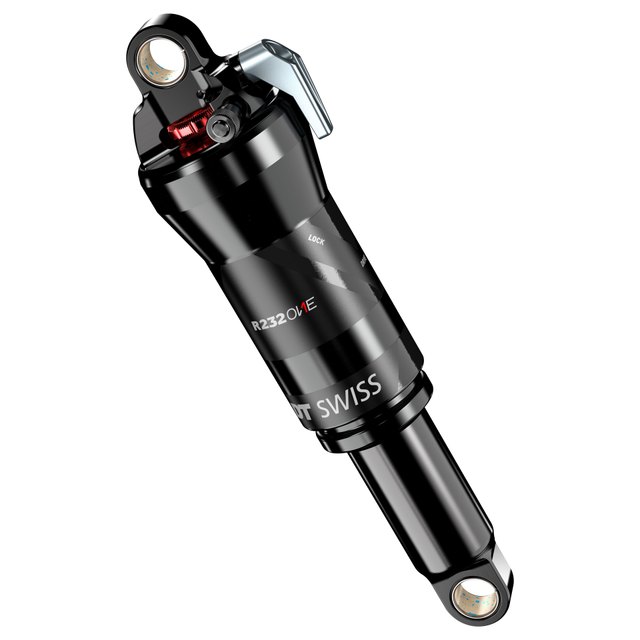 DT Swiss DT Swiss R 232 ONE 210 × 50 mm Lever Rear Shock. Manufacturer reference photo; color and size may vary.