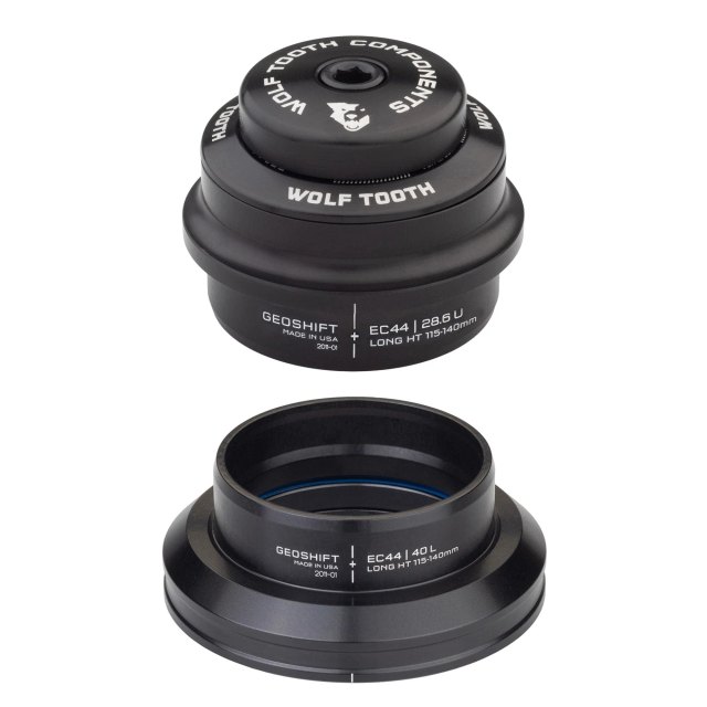 Wolf Tooth Components Wolf Tooth 1 Degree GeoShift Performance Angle Headset. Manufacturer reference photo; color and size may vary.