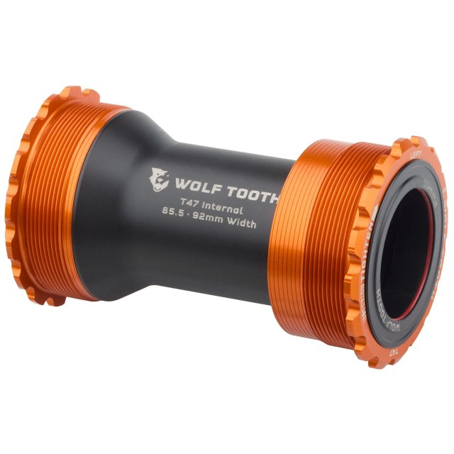 Wolf Tooth Components T47 Internal Bottom Bracket. Manufacturer reference photo; color and size may vary.