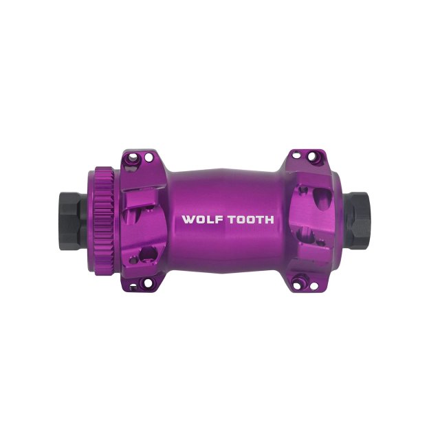 Wolf Tooth Components Road / Gravel Front Hub - Straight Pull Centerlock. Manufacturer reference photo; color and size may vary.