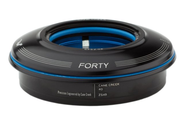 Cane Creek Cane Creek Forty ZS49/28.6 Short-Cover Upper Headset. Manufacturer reference photo; color and size may vary.