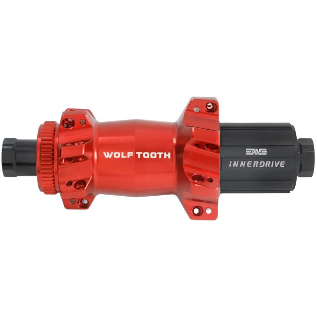 Wolf Tooth Components Mountain Rear Hub - Straight Pull Centerlock Boost. Manufacturer reference photo; color and size may vary.