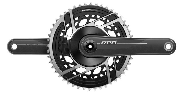 SRAM RED AXS 2x Crankset product image.
