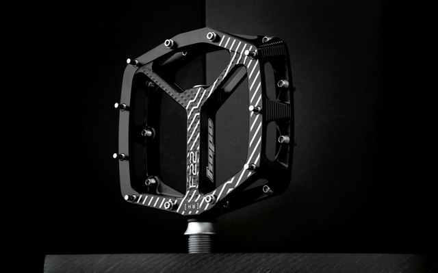 Hope Technology Hope F22 Flat Pedal. Manufacturer reference photo; color and size may vary.