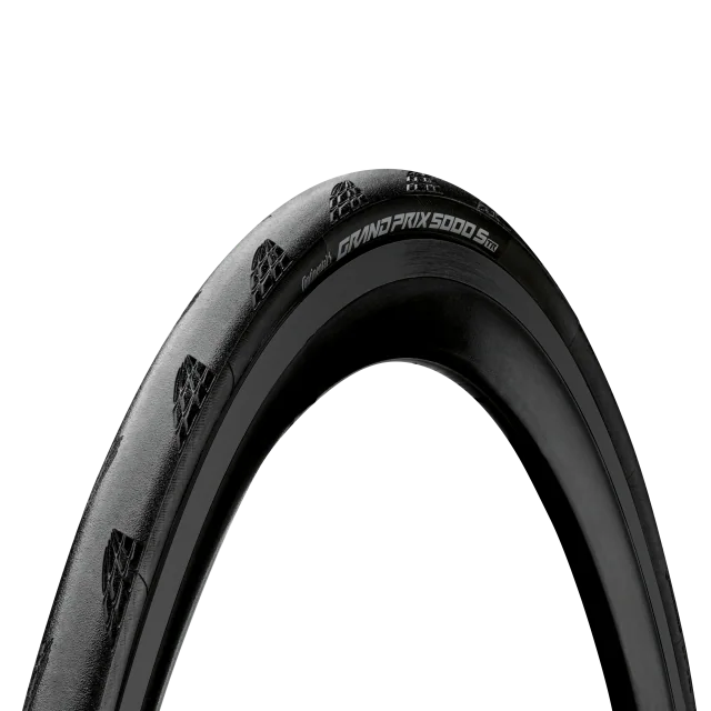 Continental Grand Prix 5000 S TR, manufacturer tread and sidewall close-up