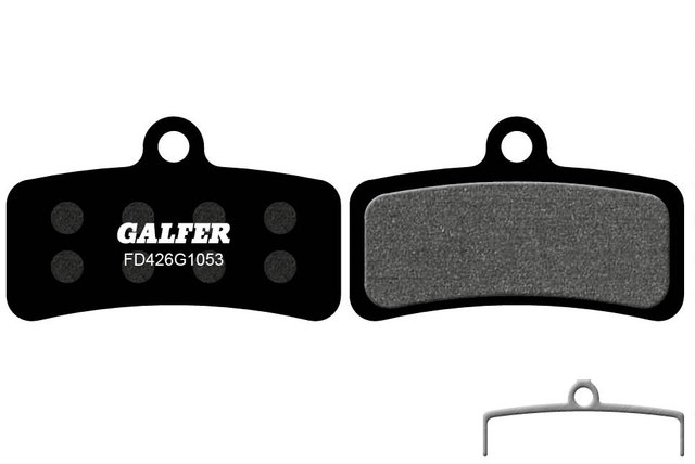 Galfer Shimano Saint / Zee / TRP Quadiem FD426 G1455 Road Brake Pads. Manufacturer reference photo; color and size may vary.