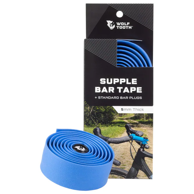 Wolf Tooth Components Supple Bar Tape. Manufacturer reference photo; color and size may vary.