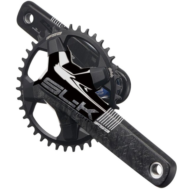 FSA SL-K Light ABS BB386EVO 1x Crankset. Manufacturer reference photo; color and size may vary.