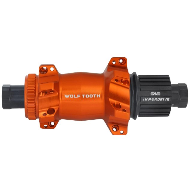 Wolf Tooth Components Road / Gravel Rear Hub - Straight Pull Centerlock. Manufacturer reference photo; color and size may vary.