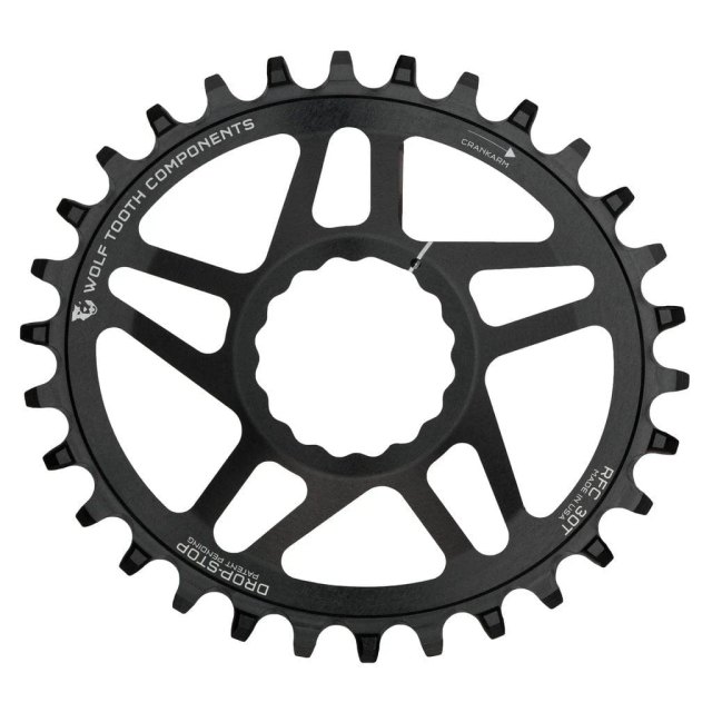 Wolf Tooth Components Oval Direct Mount Chainrings for Race Face Cinch - Drop-Stop A. Manufacturer reference photo; color and size may vary.