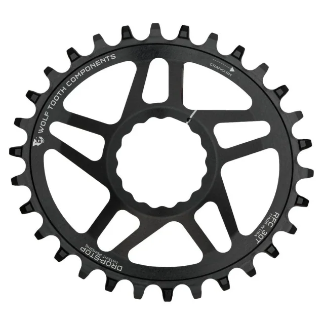 Wolf Tooth Components Oval Direct Mount Chainrings for Race Face Cinch - Drop-Stop A. Manufacturer reference photo; color and size may vary.