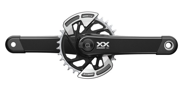 SRAM XX Eagle Transmission Power Meter Crankset. Manufacturer reference photo; color and size may vary.
