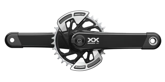 SRAM XX Eagle Transmission Power Meter Crankset. Manufacturer reference photo; color and size may vary.