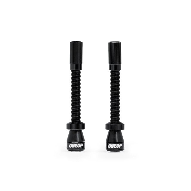 OneUp Components Fillmore Tubeless Valves. Manufacturer reference photo; color and size may vary.