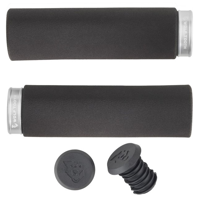 Wolf Tooth Components Fat Paw Lock-On Grips. Manufacturer reference photo; color and size may vary.