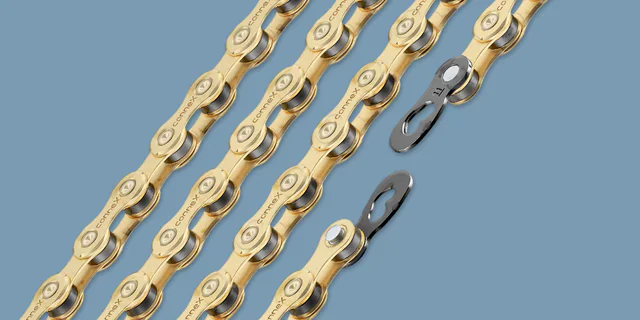 Connex Connex 11SG WAX Gold Chain. Manufacturer reference photo; color and size may vary.