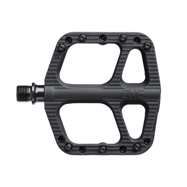 OneUp Components Small Composite Flat Pedal. Manufacturer reference photo; color and size may vary.