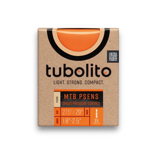 Tubolito Tubo-MTB PSENS TPU Inner Tube. Manufacturer reference photo; color and size may vary.