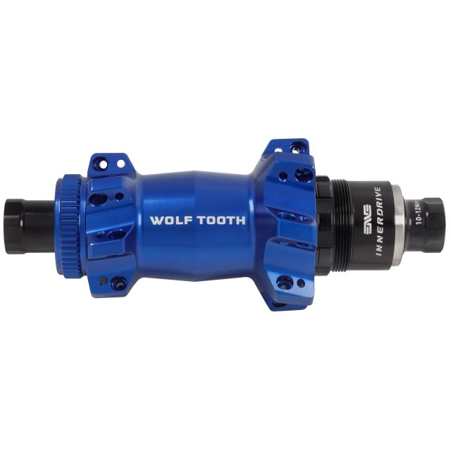 Wolf Tooth Components Mountain Rear Hub - Straight Pull Centerlock Boost. Manufacturer reference photo; color and size may vary.