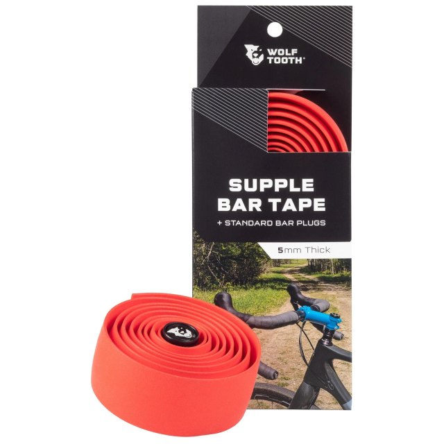 Wolf Tooth Components Supple Bar Tape. Manufacturer reference photo; color and size may vary.