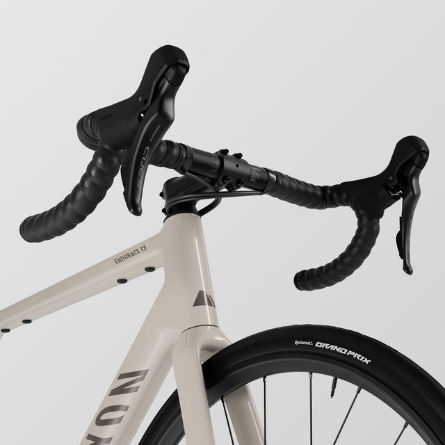 Endurace CF, manufacturer frame headtube and cable entry detail without full frame geometry
