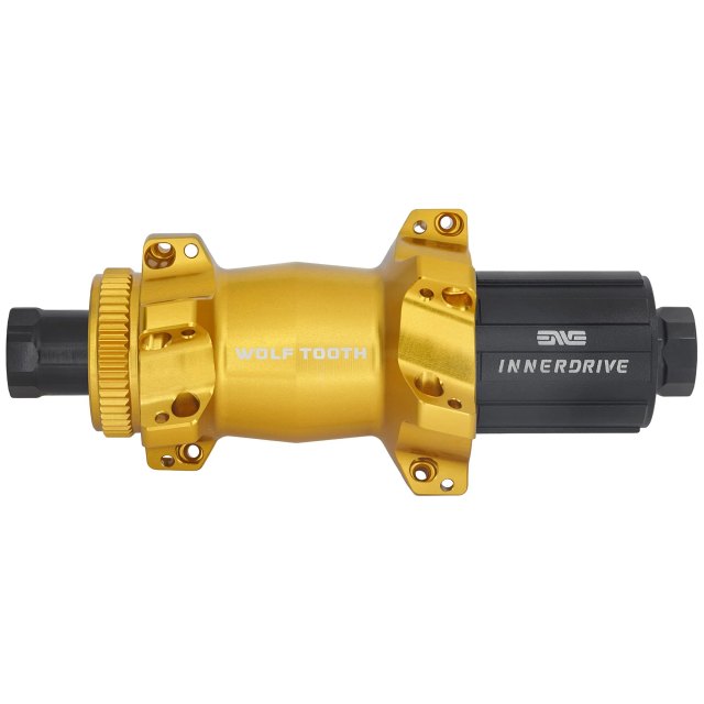 Wolf Tooth Components Road / Gravel Rear Hub - Straight Pull Centerlock. Manufacturer reference photo; color and size may vary.
