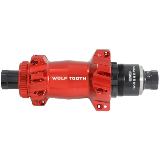 Wolf Tooth Components Mountain Rear Hub - Straight Pull Centerlock Boost. Manufacturer reference photo; color and size may vary.