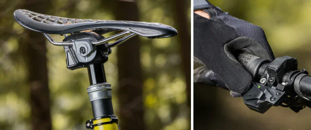 Kind Shock (KS) KS LEV Circuit Wireless Dropper Seatpost. Manufacturer reference photo; color and size may vary.