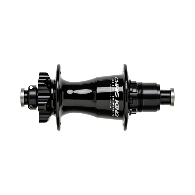 Chris King Superboost 6-Bolt Rear Hub. Manufacturer reference photo; color and size may vary.