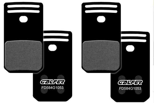 Galfer Magura Gustav Pro FD584 G1455 Road Brake Pads. Manufacturer reference photo; color and size may vary.