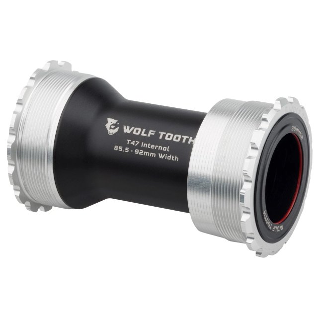 Wolf Tooth Components T47 Internal Bottom Bracket. Manufacturer reference photo; color and size may vary.