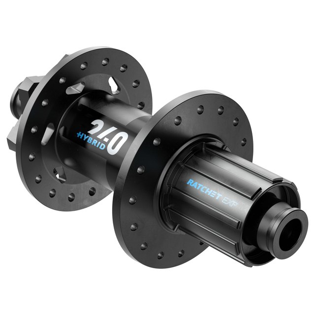 DT Swiss DT Swiss 240 Hybrid Rear 148 mm 6-Bolt Shimano MTB Hub. Manufacturer reference photo; color and size may vary.