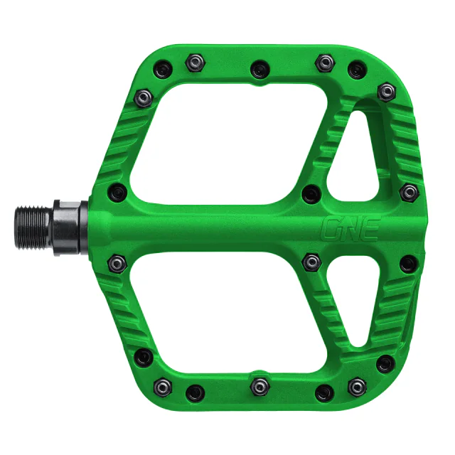 OneUp Components Composite Flat Pedal. Manufacturer reference photo; color and size may vary.