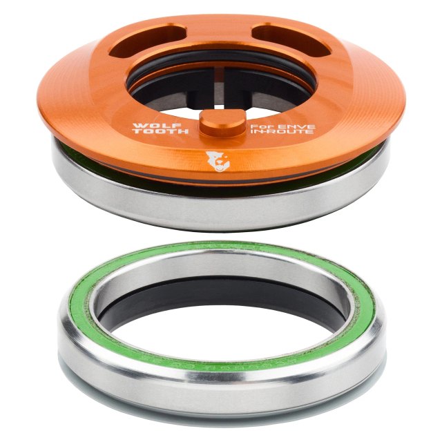 Wolf Tooth Components Wolf Tooth Premium IS52 Internal Aero Headset for ENVE IN-Route System. Manufacturer reference photo; color and size may vary.