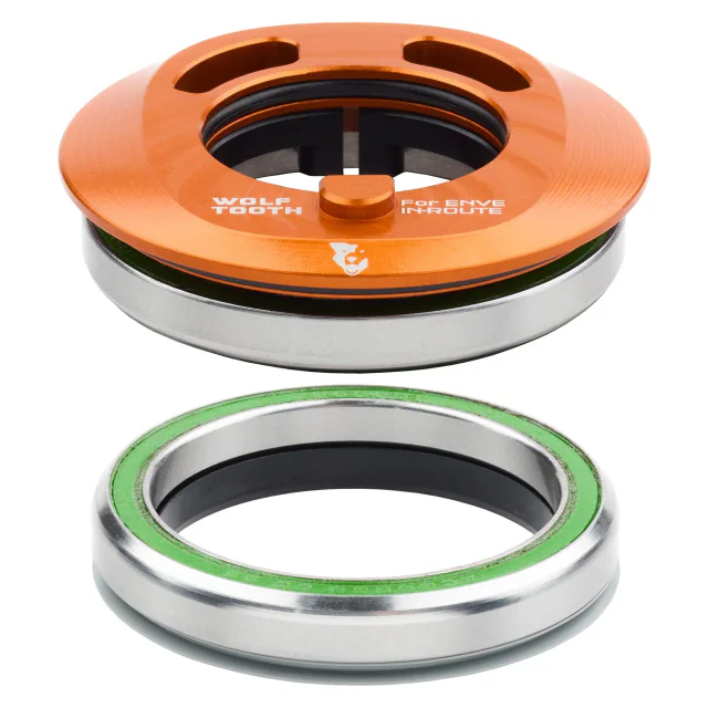 Wolf Tooth Components Wolf Tooth Premium IS52 Internal Aero Headset for ENVE IN-Route System. Manufacturer reference photo; color and size may vary.