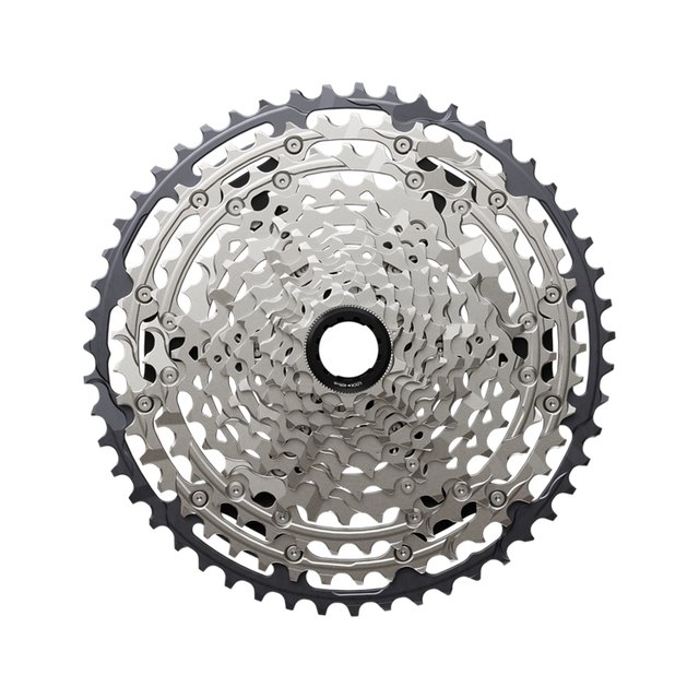 Shimano CS-M7200-12 HYPERGLIDE+ Cassette. Manufacturer reference photo; color and size may vary.