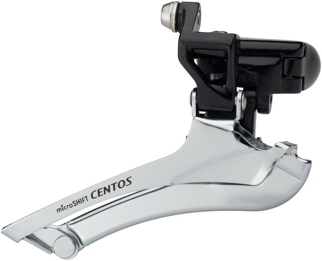 microSHIFT microSHIFT Centos 2x10 Braze-On Front Derailleur. Manufacturer reference photo; color and size may vary.