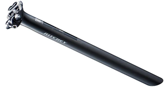 Ritchey WCS Carbon 1-Bolt Zero Offset 27.2 x 350 mm Seatpost. Manufacturer reference photo; color and size may vary.