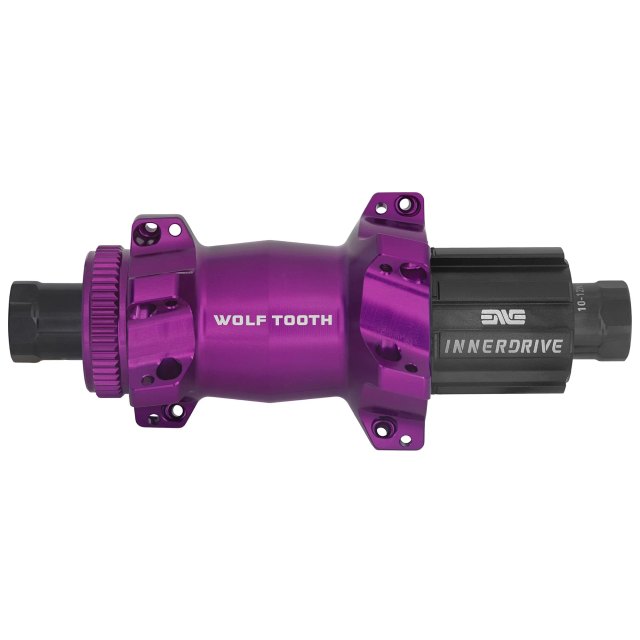 Wolf Tooth Components Road / Gravel Rear Hub - Straight Pull Centerlock. Manufacturer reference photo; color and size may vary.