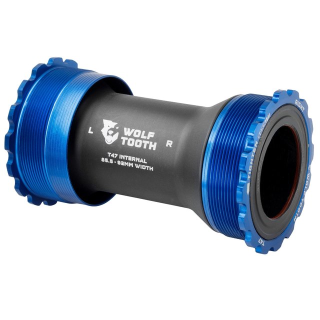 Wolf Tooth Components T47 Internal Bottom Bracket. Manufacturer reference photo; color and size may vary.