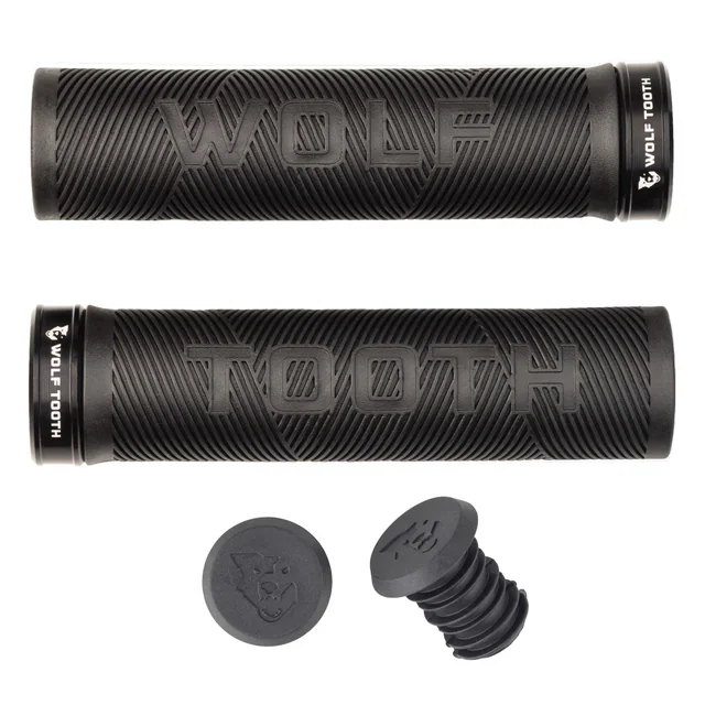 Wolf Tooth Components Echo Lock-On Grips. Manufacturer reference photo; color and size may vary.