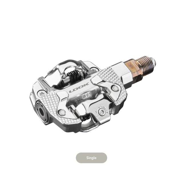 Look X-Track Power Single SPD Power Meter Pedal. Manufacturer reference photo; color and size may vary.
