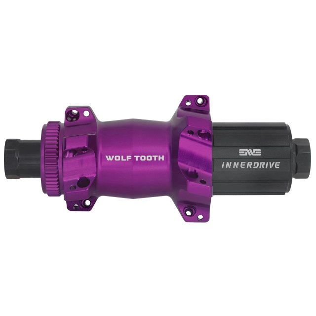 Wolf Tooth Components Road / Gravel Rear Hub - Straight Pull Centerlock. Manufacturer reference photo; color and size may vary.