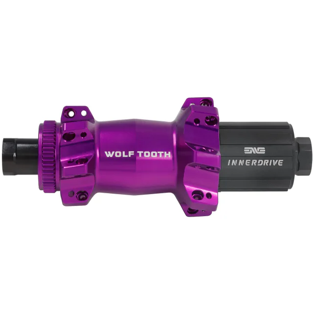 Wolf Tooth Components Mountain Rear Hub - Straight Pull Centerlock Boost. Manufacturer reference photo; color and size may vary.