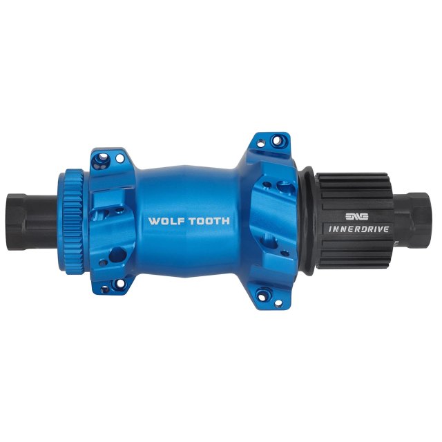 Wolf Tooth Components Road / Gravel Rear Hub - Straight Pull Centerlock. Manufacturer reference photo; color and size may vary.