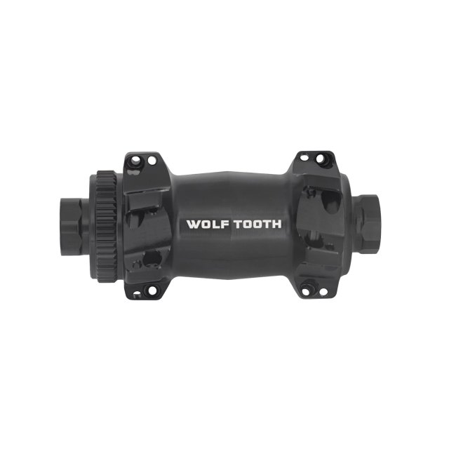 Wolf Tooth Components Road / Gravel Front Hub - Straight Pull Centerlock. Manufacturer reference photo; color and size may vary.